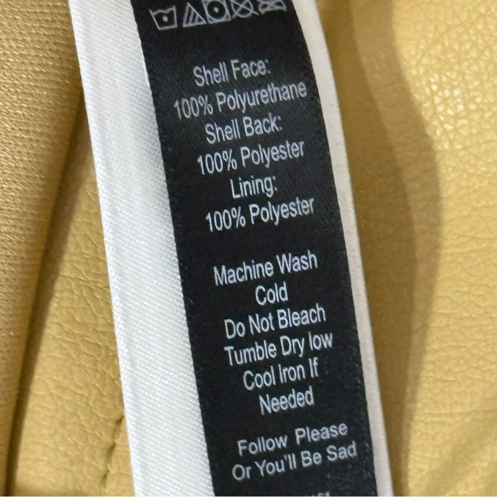 LuLaRoe Tan Soft Faux Leather Pencil Skirt